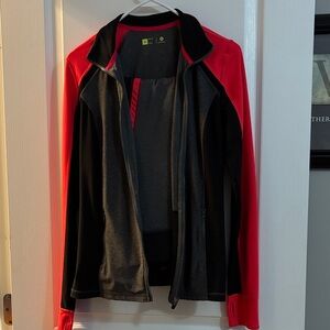 Xersion Red and Black Track Jacket and pants